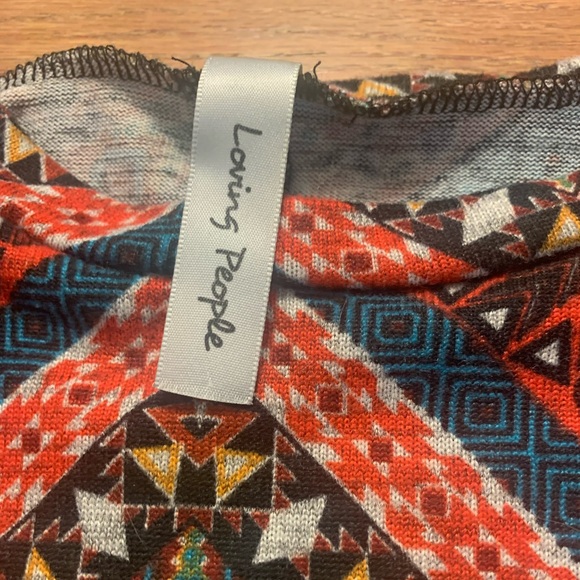 Patterned Mini Boho Dress - Picture 4 of 5